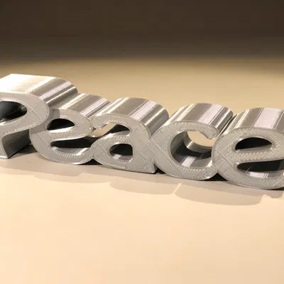 Peace – Trang trí chữ 3D mùa lễ