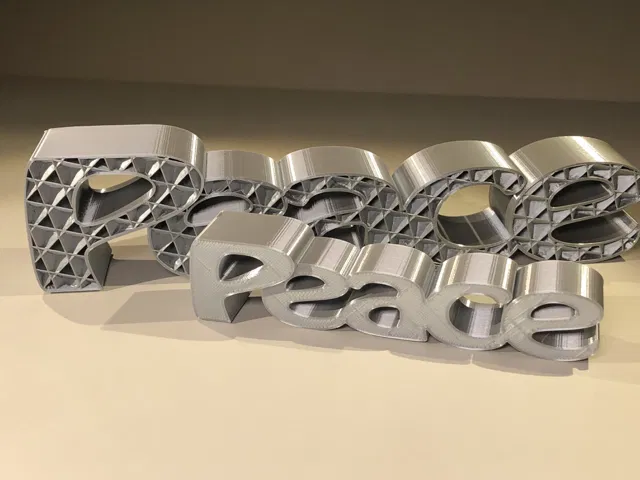 Peace – Trang trí chữ 3D mùa lễ - Image 3