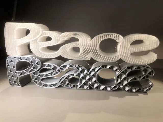 Peace – Trang trí chữ 3D mùa lễ - Image 4