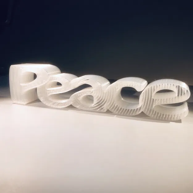 Peace – Trang trí chữ 3D mùa lễ - Image 7