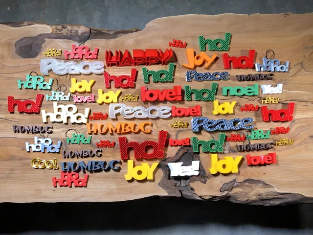 Peace – Trang trí chữ 3D mùa lễ - Image 9