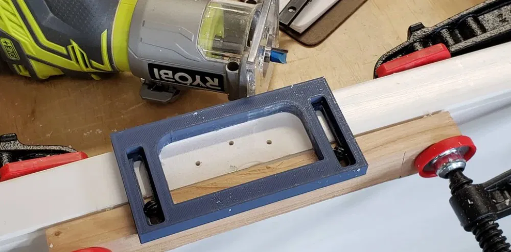 Router Template Khoét Mortise Bản Lề (Hinge Mortise Router Template) - Image 1