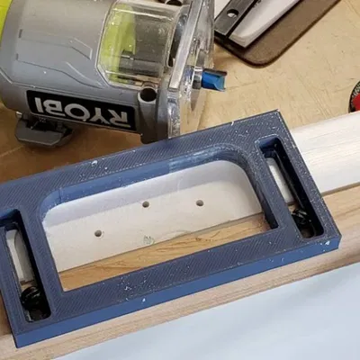 Router Template Khoét Mortise Bản Lề (Hinge Mortise Router Template)