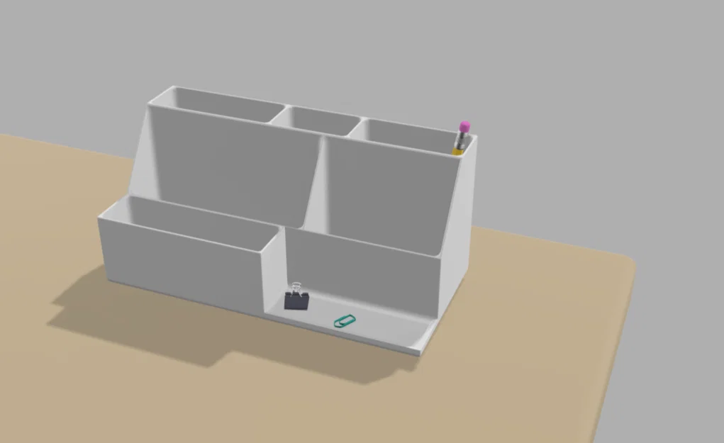 Khay sắp xếp bàn (Desk Orginizer) có ngàm nam châm - Image 1