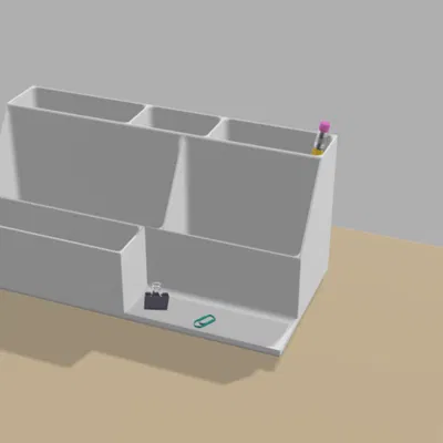 Khay sắp xếp bàn (Desk Orginizer) có ngàm nam châm