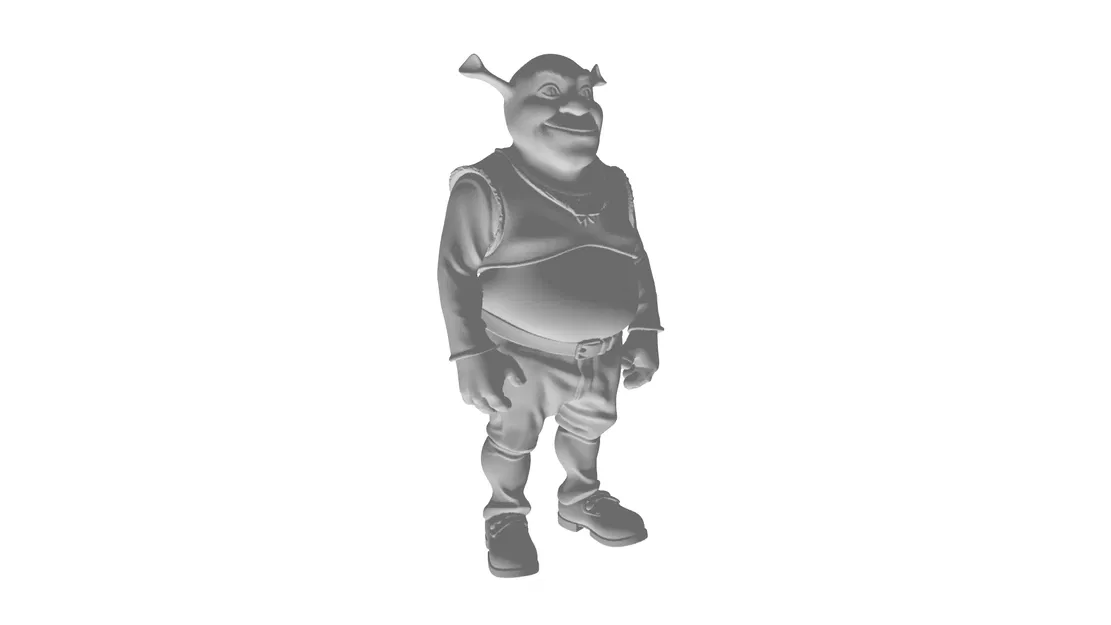Shrek – Mẫu 3D Vua Đầm Lầy để In & Trưng Bày - Image 1