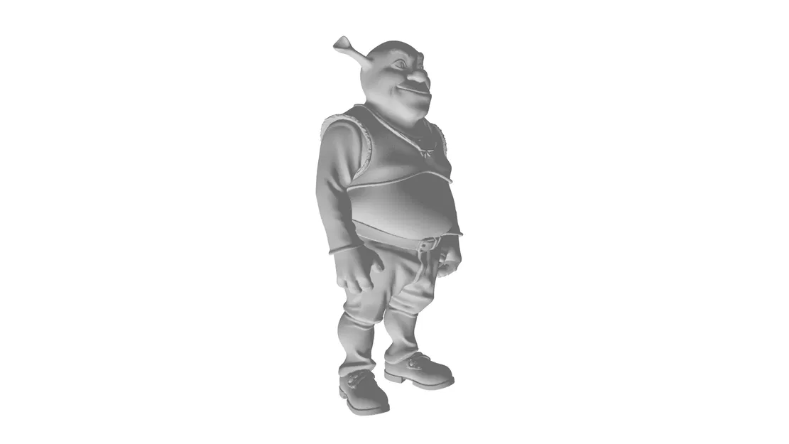 Shrek – Mẫu 3D Vua Đầm Lầy để In & Trưng Bày - Image 2