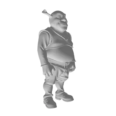 Shrek – Mẫu 3D Vua Đầm Lầy để In & Trưng Bày