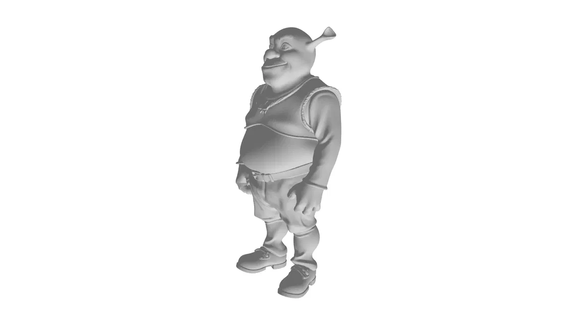Shrek – Mẫu 3D Vua Đầm Lầy để In & Trưng Bày - Image 3
