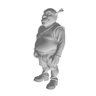 Shrek – Mẫu 3D Vua Đầm Lầy để In & Trưng Bày