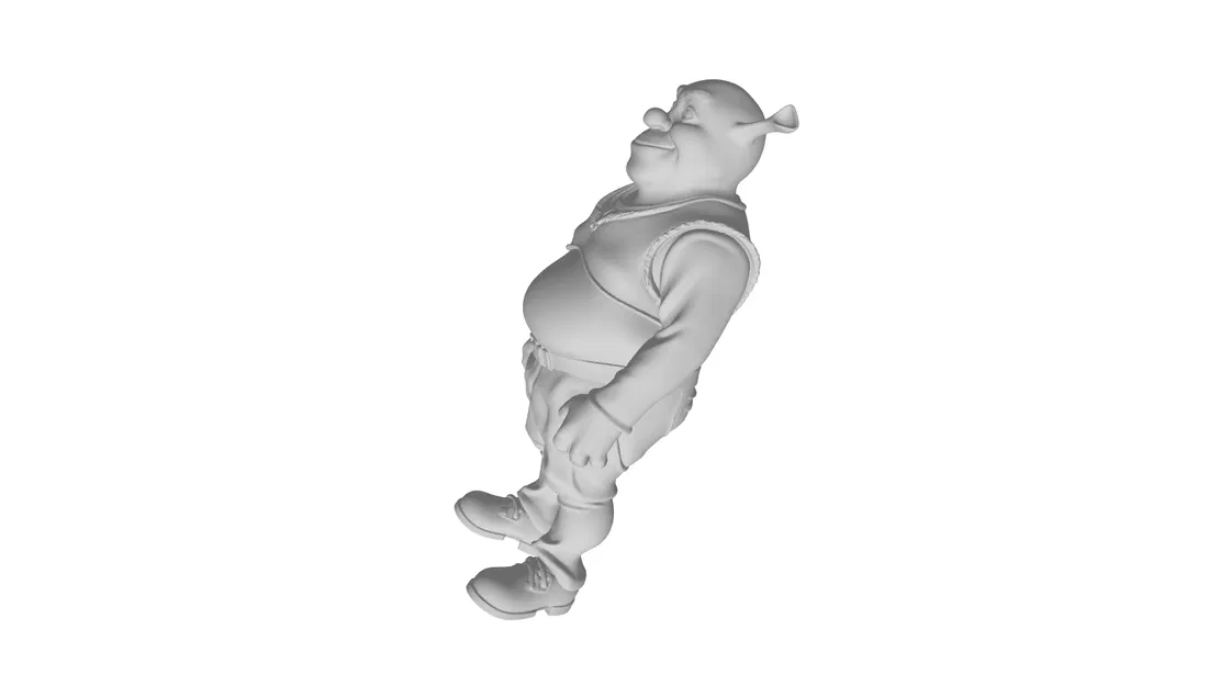 Shrek – Mẫu 3D Vua Đầm Lầy để In & Trưng Bày - Image 5