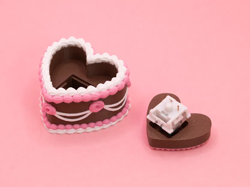 Valentines Vintage Cake Fidget Clicker – Bánh kem vintage bấm click dễ thương - Image 2