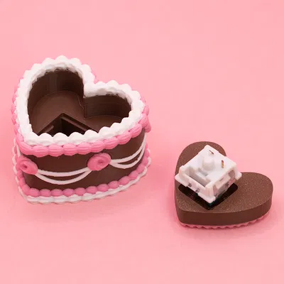 Valentines Vintage Cake Fidget Clicker – Bánh kem vintage bấm click dễ thương