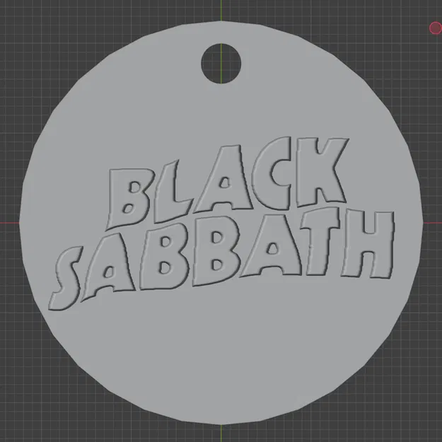 Móc khóa logo gốc Black Sabbath - Image 1