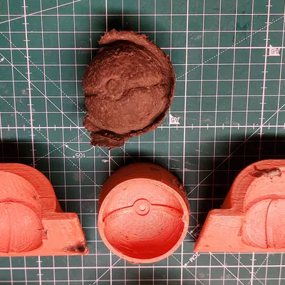 Khuôn giấy Pokeball (Pokeball paper mold)