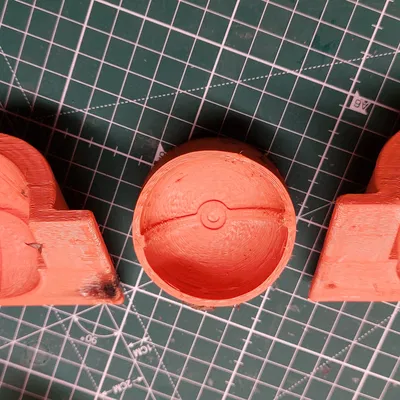 Khuôn giấy Pokeball (Pokeball paper mold)