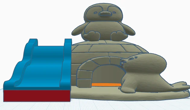 Nhà băng (Igloo) có cầu trượt