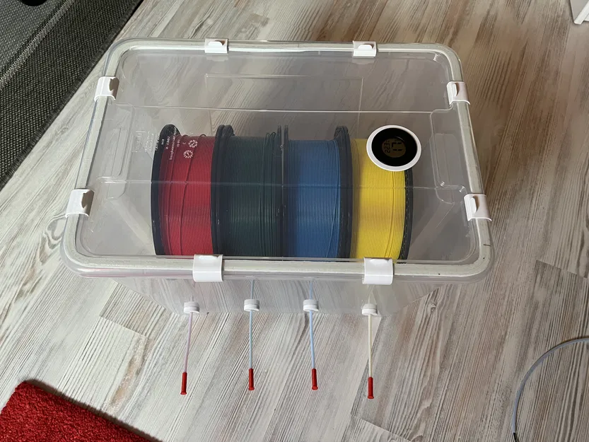 Cùng làm… Drybox v2! (Ikea Samla 22L, dùng PTFE cho spool lăn mượt) - Image 1