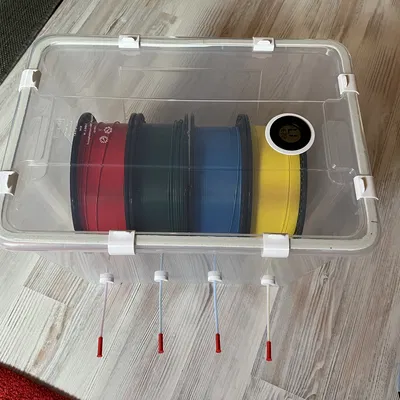 Cùng làm… Drybox v2! (Ikea Samla 22L, dùng PTFE cho spool lăn mượt)