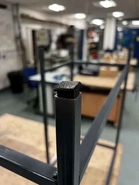 Nắp bịt thép hộp 3/4"×3/4" 18 SWG Mild Steel (Box Tube Caps) - Image 1