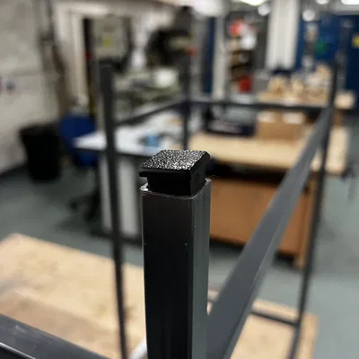 Nắp bịt thép hộp 3/4"×3/4" 18 SWG Mild Steel (Box Tube Caps)