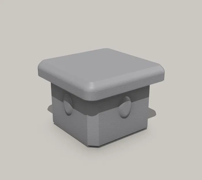 Nắp bịt thép hộp 3/4"×3/4" 18 SWG Mild Steel (Box Tube Caps) - Image 2