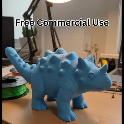 Ankylosaurus Bán Hiện Thực