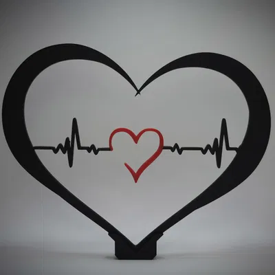 Heartbeat Wall Art - Freestanding Decor (Tranh treo tường & đồ trang trí đứng)