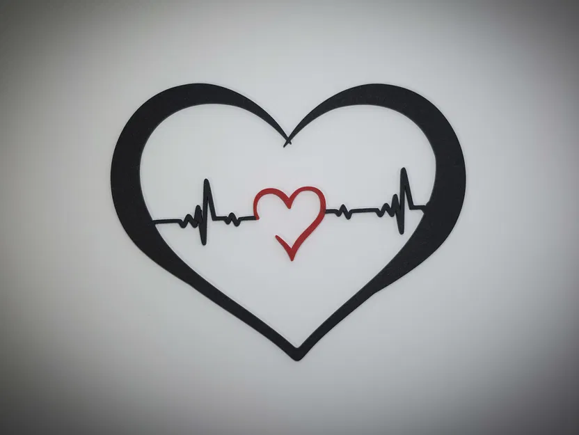 Heartbeat Wall Art - Freestanding Decor (Tranh treo tường & đồ trang trí đứng) - Image 2