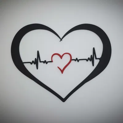 Heartbeat Wall Art - Freestanding Decor (Tranh treo tường & đồ trang trí đứng)