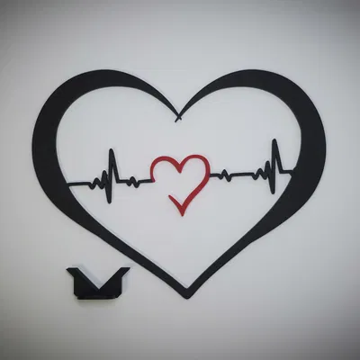 Heartbeat Wall Art - Freestanding Decor (Tranh treo tường & đồ trang trí đứng)