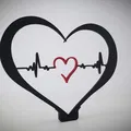 Heartbeat Wall Art - Freestanding Decor (Tranh treo tường & đồ trang trí đứng) - Thumbnail 7