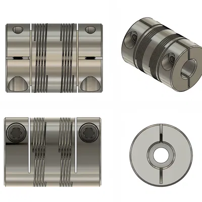 Khớp nối adapter stepper 5mm sang 8mm (Stepper adapter coupling 5mm to 8mm)