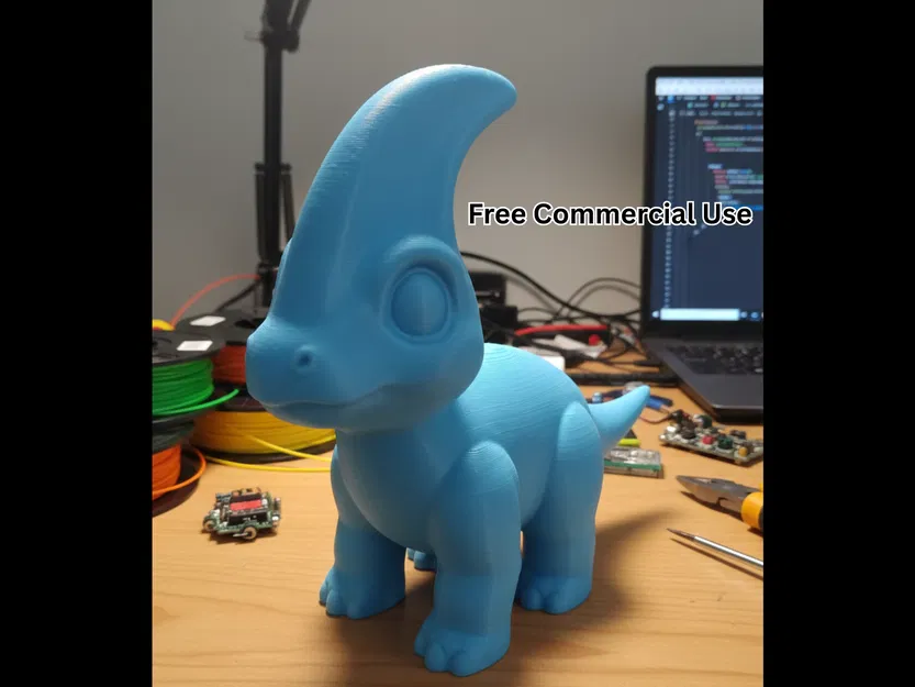 Parasaurolophus bán hiện thực (Semi-Realistic Parasaurolophus) - Image 1