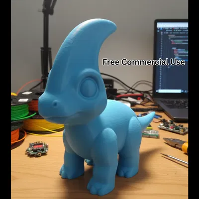 Parasaurolophus bán hiện thực (Semi-Realistic Parasaurolophus)