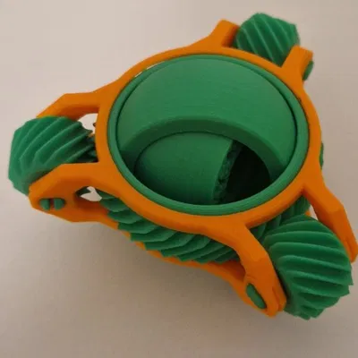 Đồ chơi fidget “tất cả trong một”: bearing + gyroscope + gear