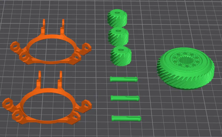 Đồ chơi fidget “tất cả trong một”: bearing + gyroscope + gear - Image 3