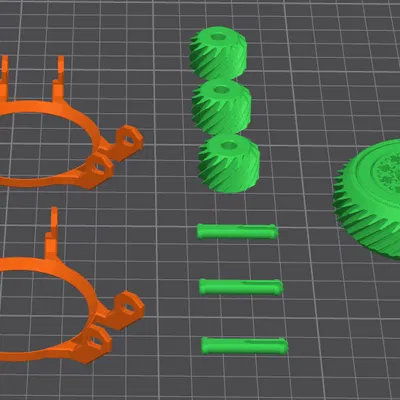 Đồ chơi fidget “tất cả trong một”: bearing + gyroscope + gear