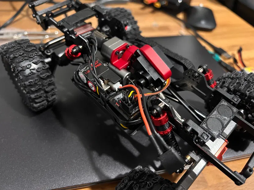 Ngàm gắn servo hộp số cho CR18P evo pro - Image 2