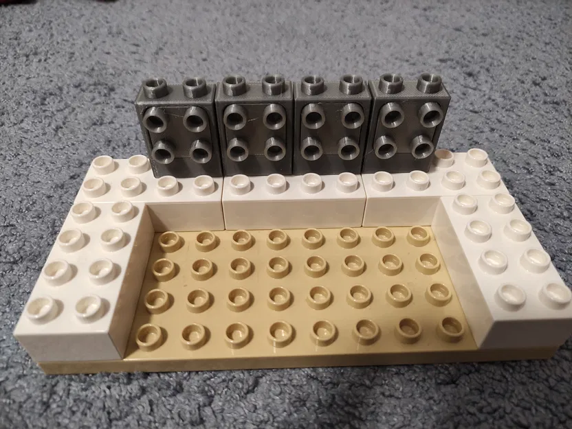 Khối kiểu Duplo có chốt bên hông (Duplo parts with side pins) - Image 3