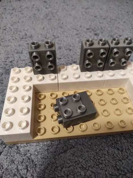 Khối kiểu Duplo có chốt bên hông (Duplo parts with side pins) - Image 4