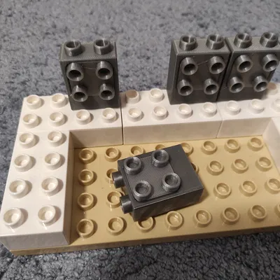 Khối kiểu Duplo có chốt bên hông (Duplo parts with side pins)