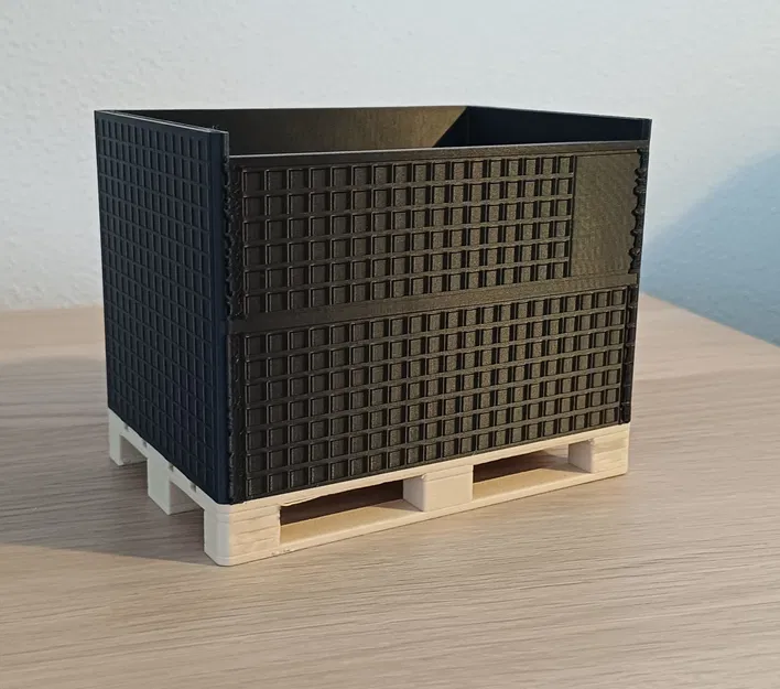 Pallet cage - Lồng lưới đặt trên pallet cho xe nâng Bruder - Image 1