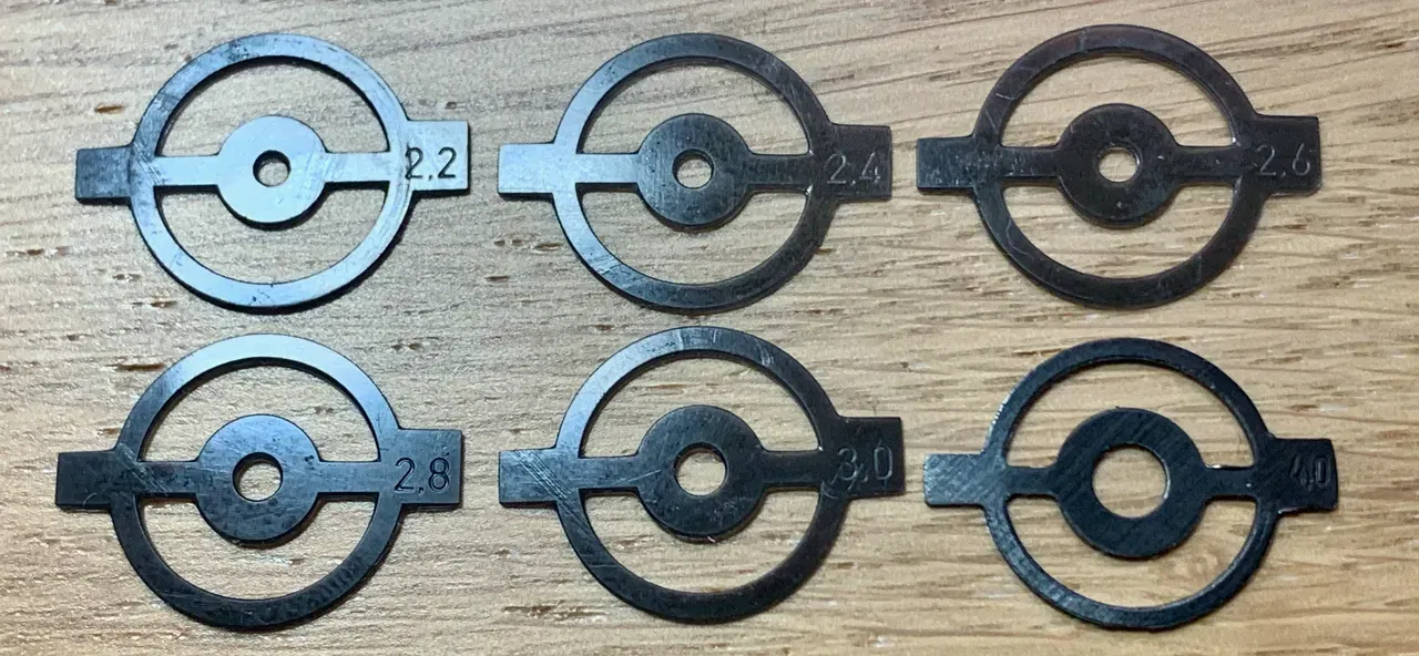 Bộ insert thước ngắm trước Feinwerkbau 16mm (rendered) - Image 1