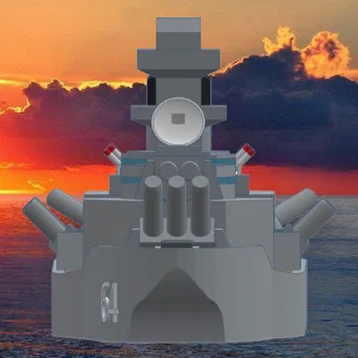 The USS Wisconsin - No Supports