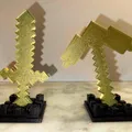 Tượng mini & móc khóa Kiếm và Cuốc Minecraft - Thumbnail 2