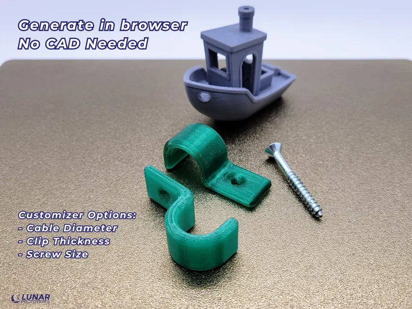 Kẹp Dây Tròn Bắt Vít (Screw-In Circular Cable Clip) - Image 1