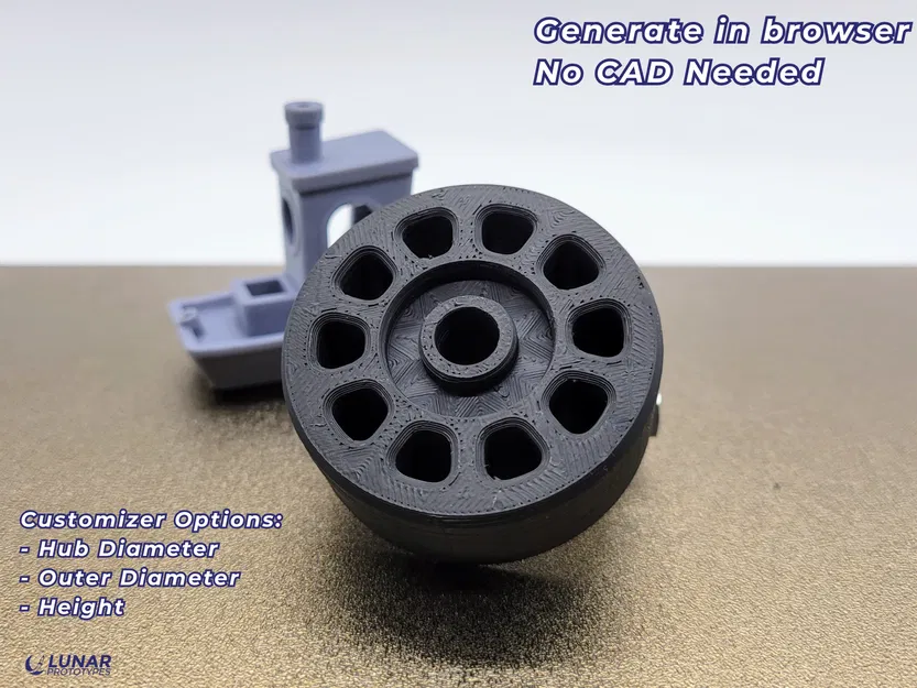 Bộ tạo bánh xe caster thay thế (Replacement Caster Wheel Generator) - Image 1