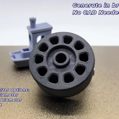 Bộ tạo bánh xe caster thay thế (Replacement Caster Wheel Generator)