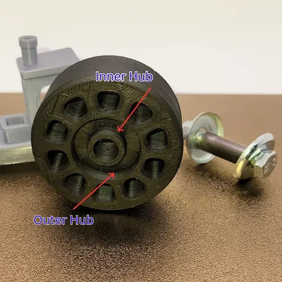 Bộ tạo bánh xe caster thay thế (Replacement Caster Wheel Generator)